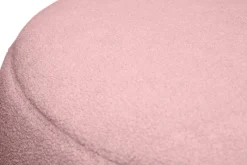 Point Large Sherpa Grand pouf d’intérieur, rose, 70x70x40 cm