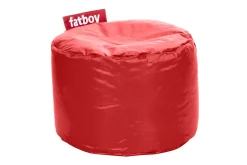 Point Original (Nylon) Pouf d’intérieur, rouge, 50x50x35 cm