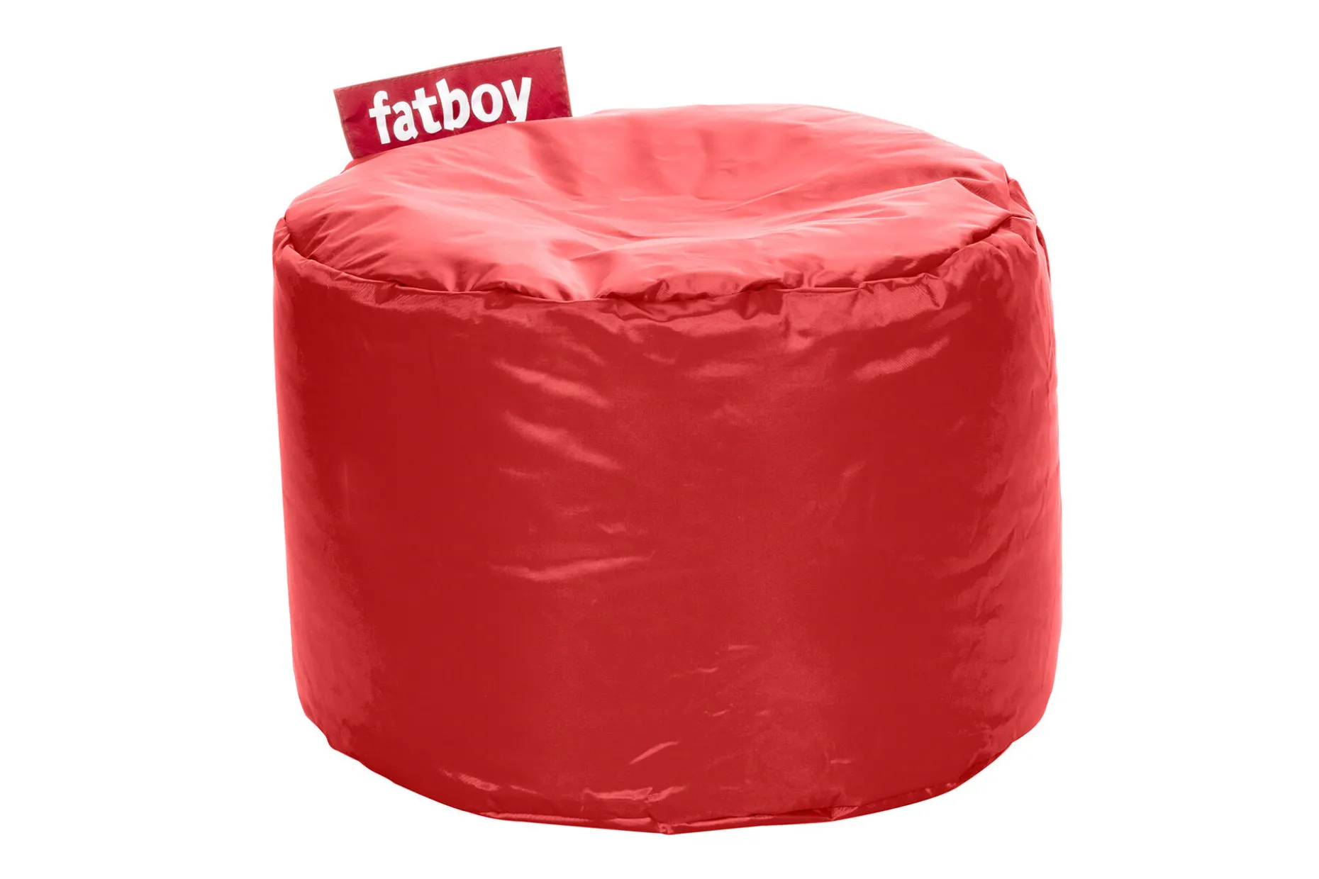 Point Original (Nylon) Pouf d’intérieur, rouge, 50x50x35 cm