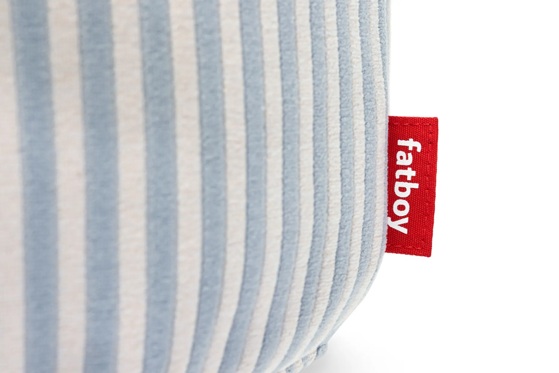 Point Terry Pouf en éponge, bleu, 50x50x35 cm