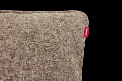 Puff Pillow Boucle Coussin décoratif, marron, 65x24 cm
