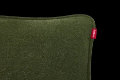 Puff Pillow Boucle Coussin décoratif, vert, 65x24 cm