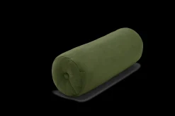 Puff Rolster Pillow Velvet Coussin décoratif, vert, 65x24 cm