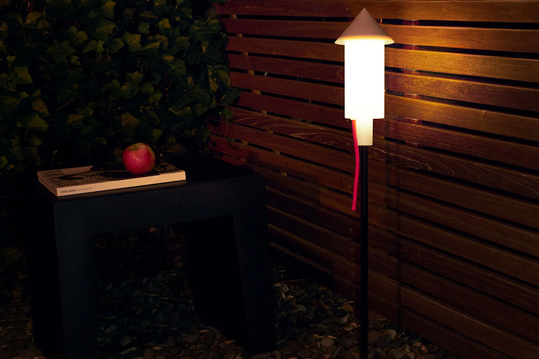 Racket La Surprise Lampe solaire d’extérieur, 13x85 cm
