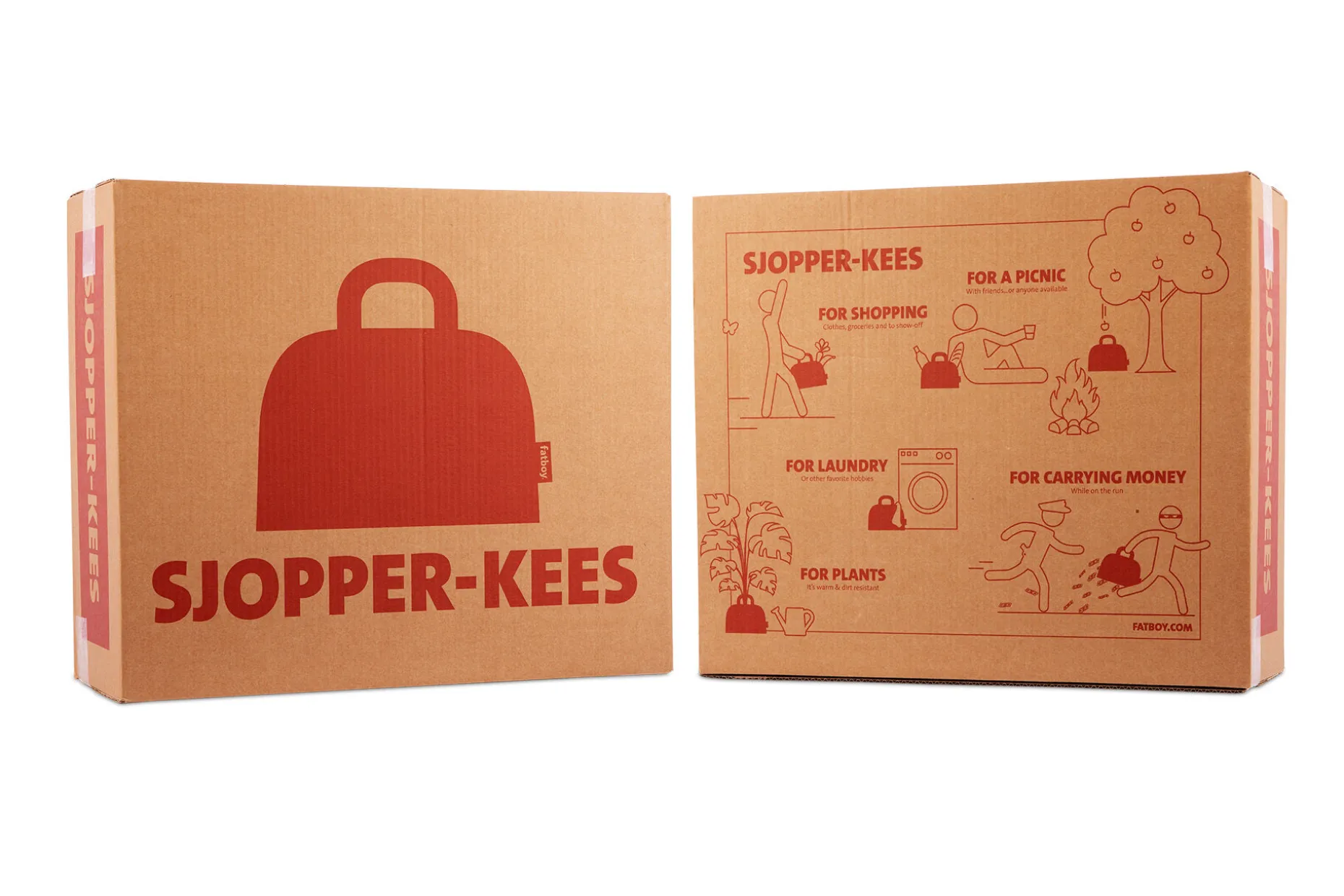 Sjopper-Kees Sac shopping, bleu, 47x17x44 cm