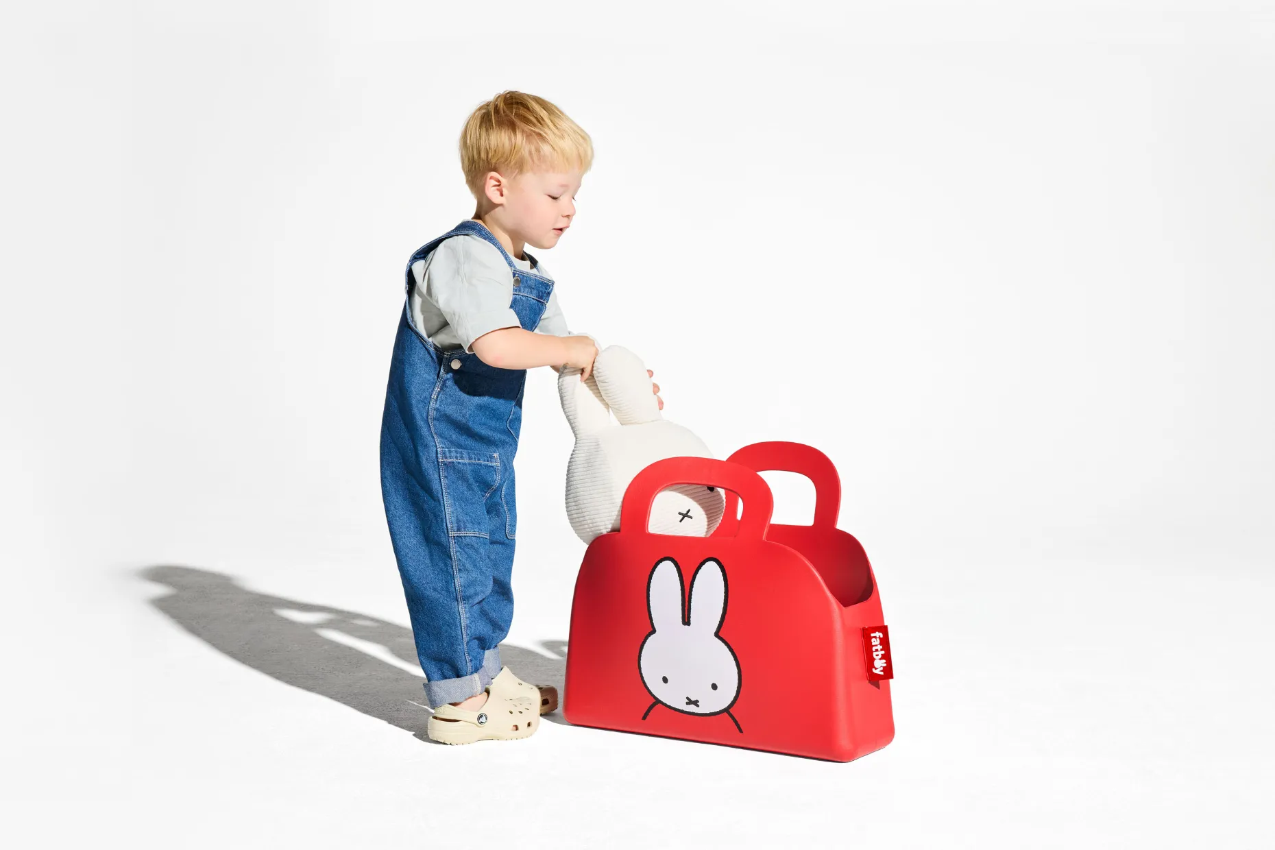 Sjopper-kees x Miffy Sac Miffy, rouge, 47x17x44 cm