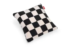 Square Pillow Teddy Un coussin en tissu peluche ultra-doux, blanc, 50x50 cm