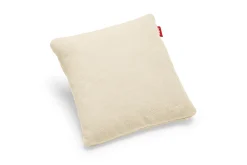 Square Pillow Teddy Un coussin en tissu peluche ultra-doux, beige, 50x50 cm