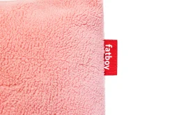 Square Pillow Teddy Un coussin en tissu peluche ultra-doux, rose, 50x50 cm