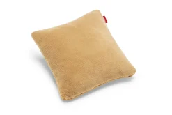 Square Pillow Teddy Un coussin en tissu peluche ultra-doux, marron, 50x50 cm