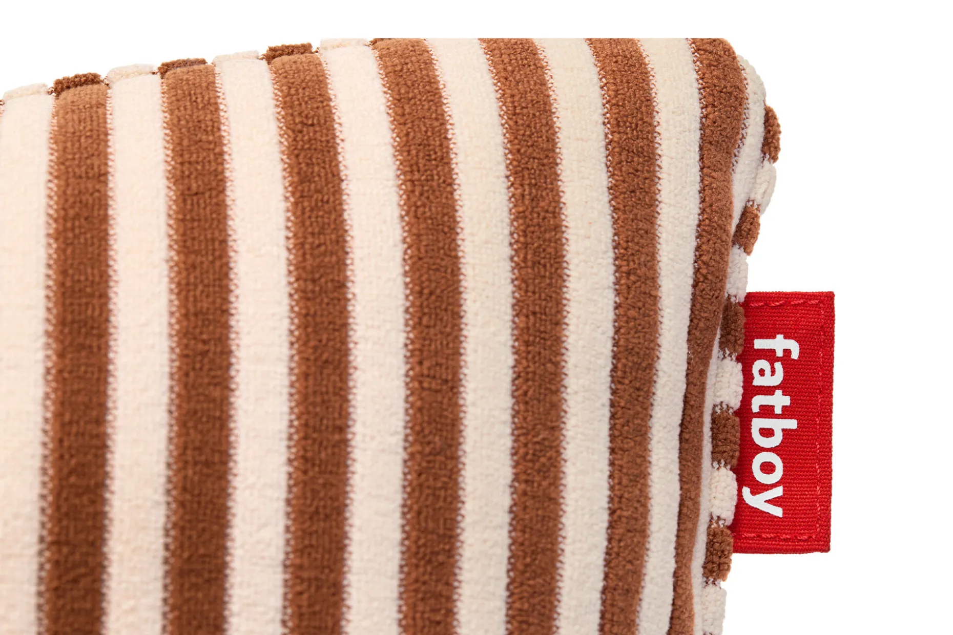Square Pillow Terry Coussin décoratif, marron, 50x50 cm
