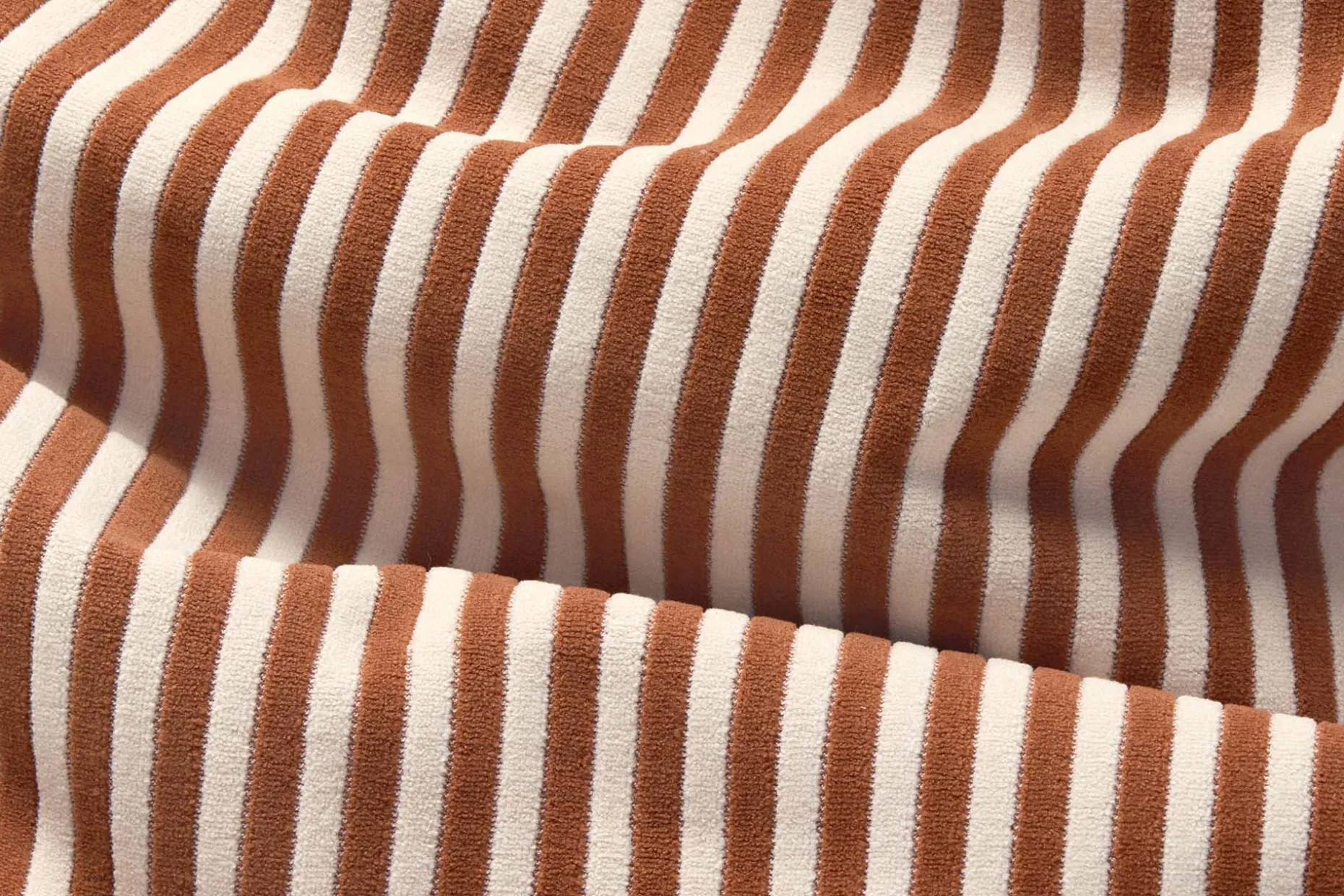 Square Pillow Terry Coussin décoratif, marron, 50x50 cm