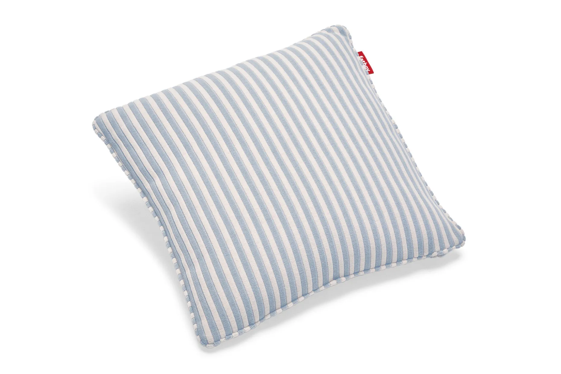 Square Pillow Terry Coussin décoratif, bleu, 50x50 cm