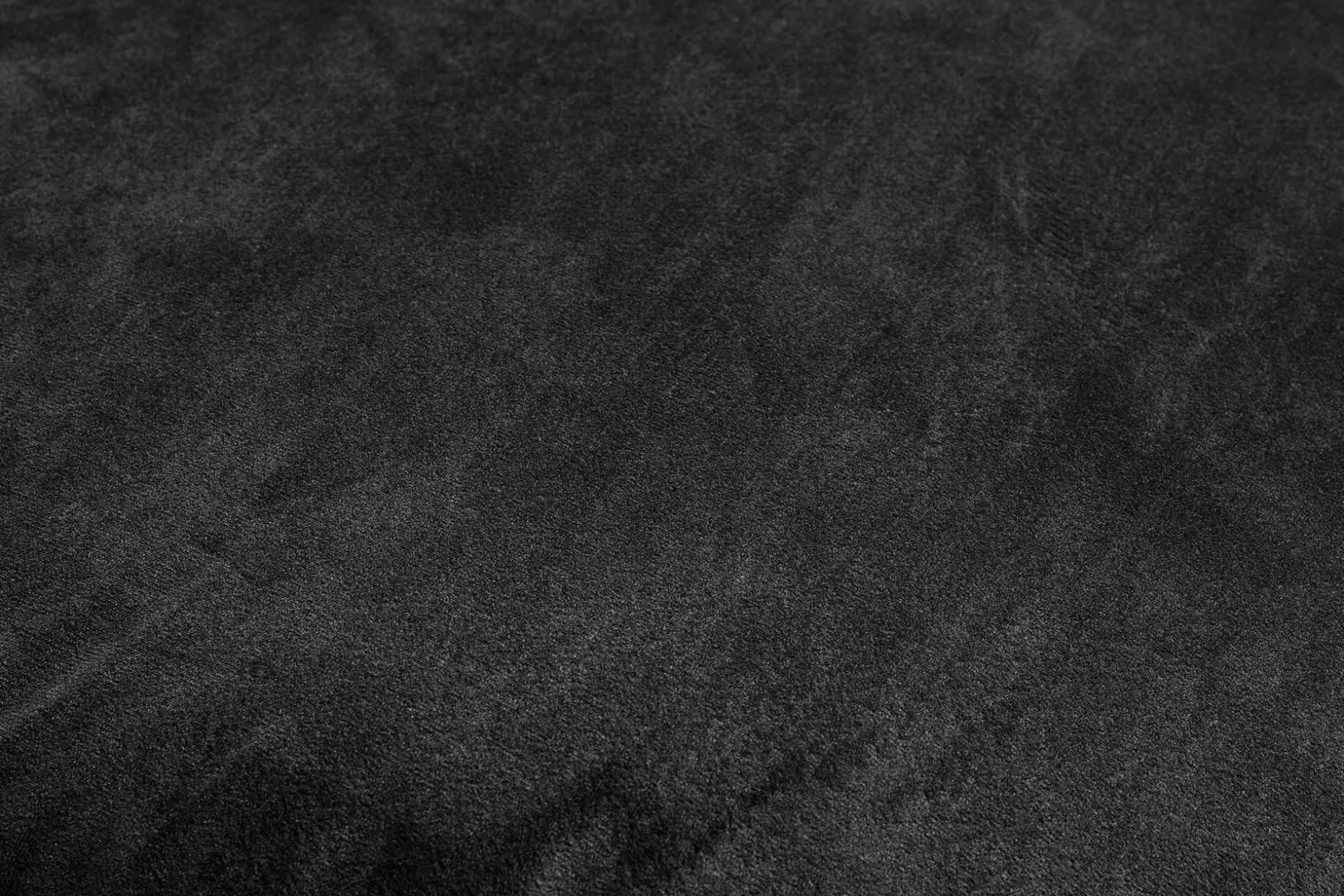 Square Pillow Velvet Coussin décoratif, black, 50x50x5 cm