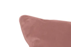 Square Pillow Velvet Coussin décoratif, rose, 50x50x5 cm