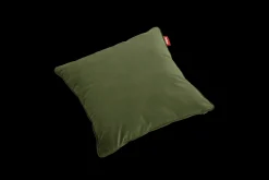 Square Pillow Velvet Coussin décoratif, vert, 50x50x5 cm