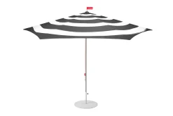 Stripesol + Base Light Grey Parasol avec pied, 350x350x280 cm