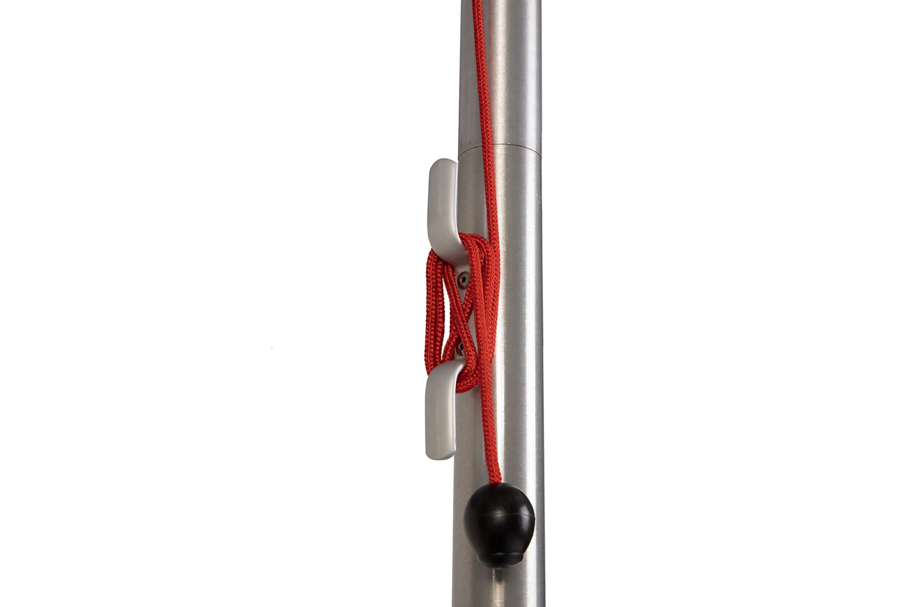 Stripesol 350 cm Parasol, rouge, 350x350x280 cm
