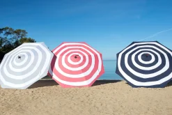 Stripesol 350 cm Parasol, rouge, 350x350x280 cm