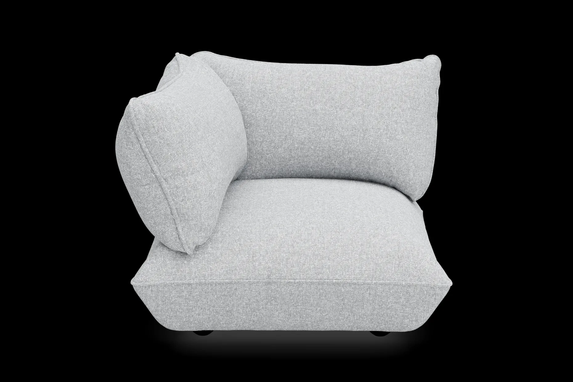 Sumo Corner Seat Boucle Corner Seat, gris, 108x108x90 cm