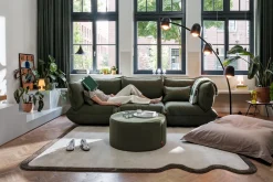 Sumo Corner Seat Boucle Corner Seat, vert, 108x108x90 cm
