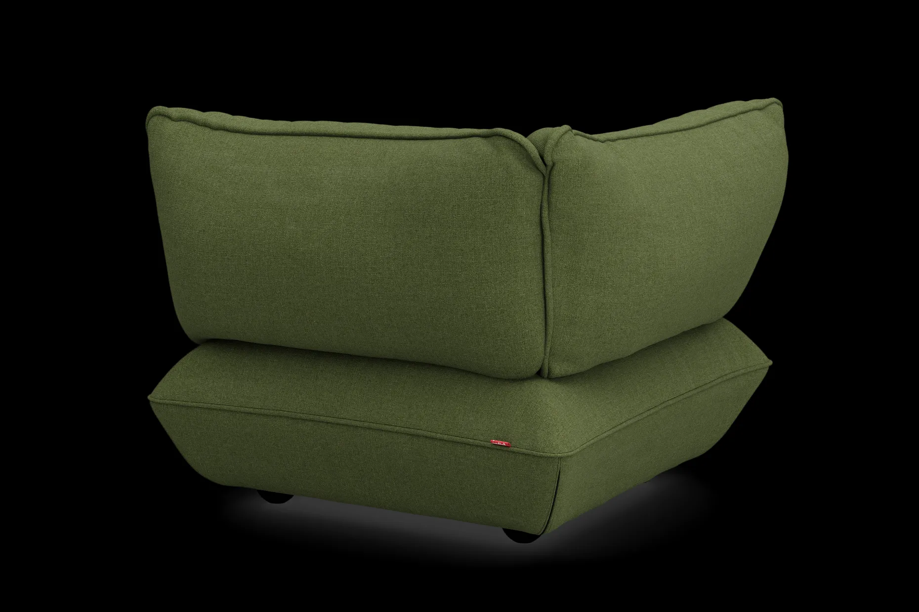 Sumo Corner Seat Boucle Corner Seat, vert, 108x108x90 cm