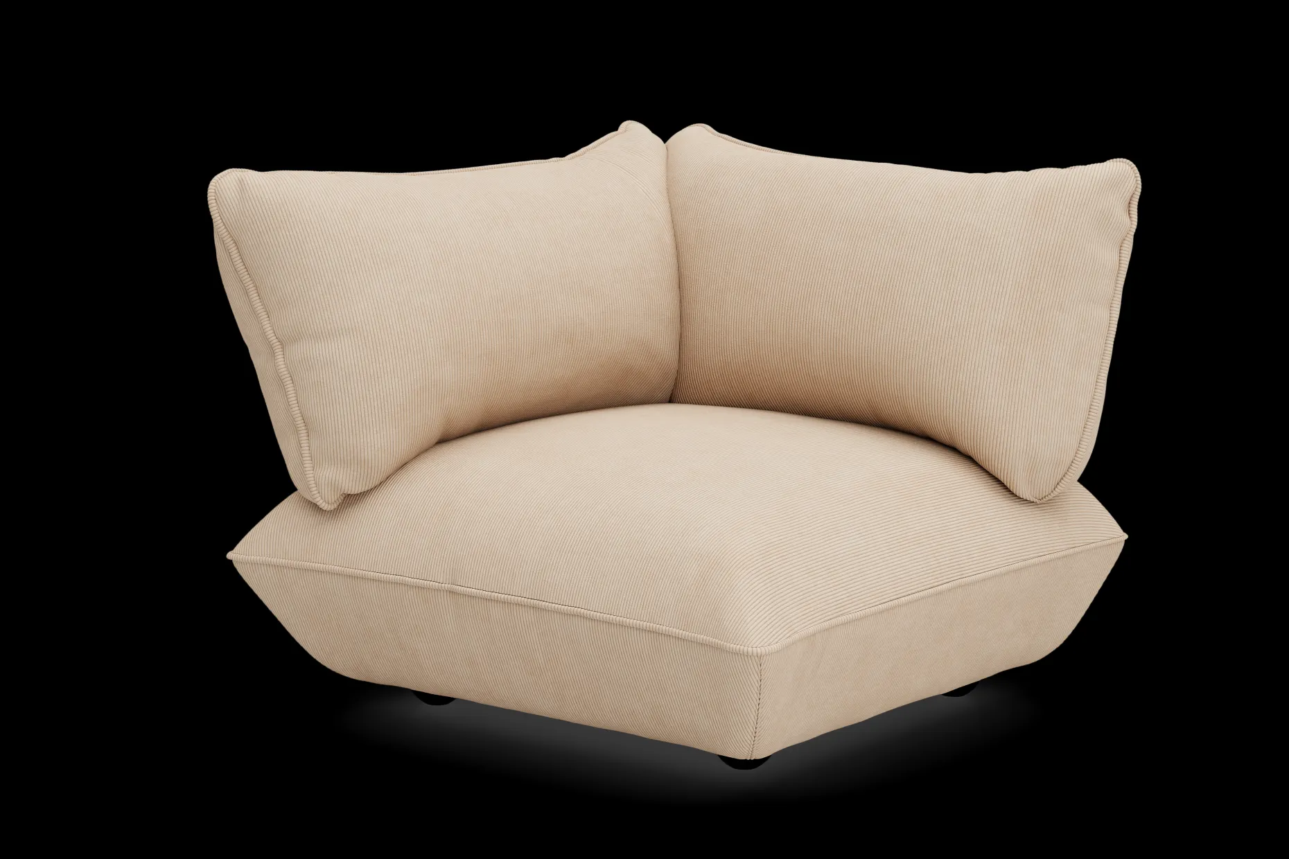 Sumo Corner Seat Left Cord Corner Seat, beige,cm