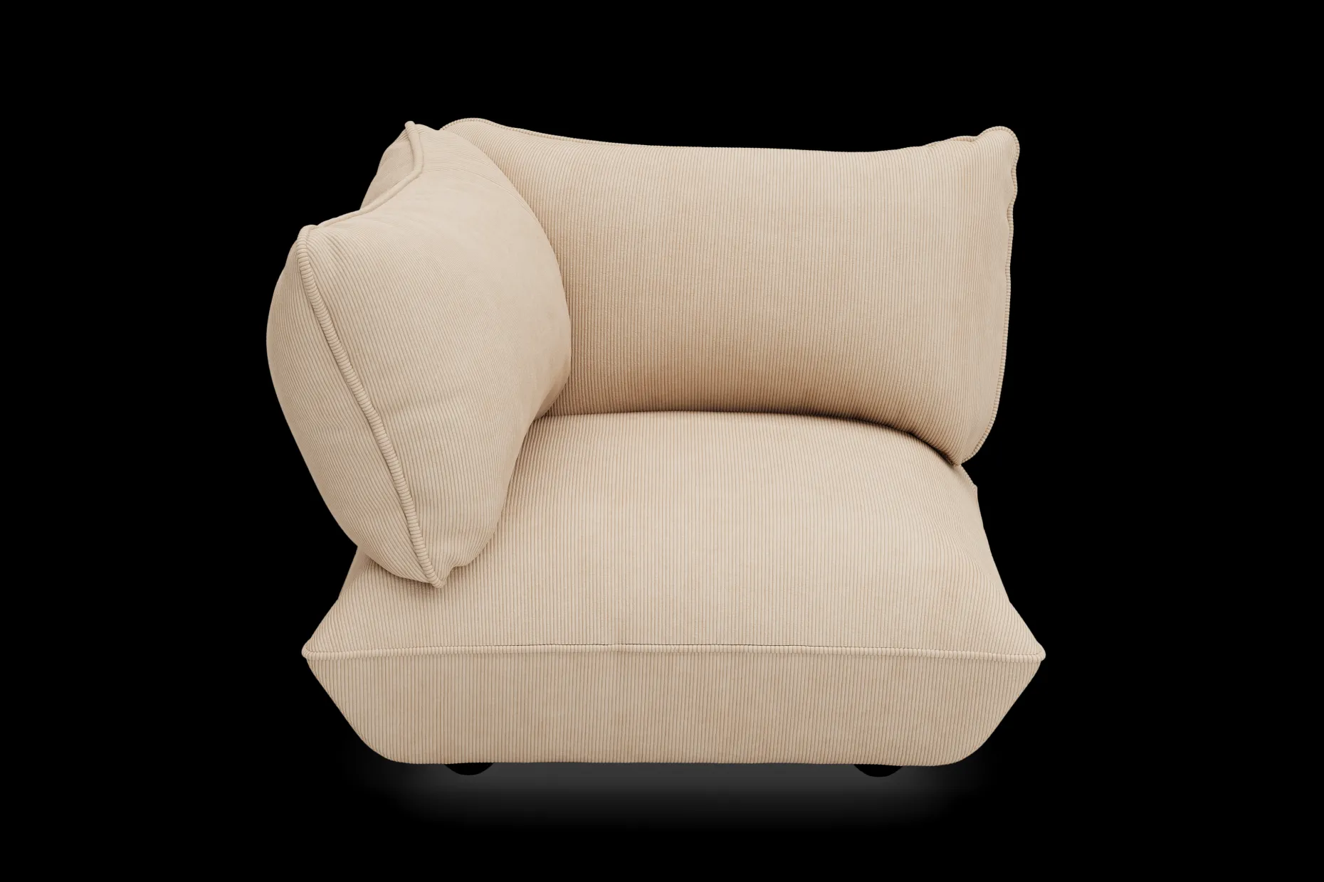 Sumo Corner Seat Left Cord Corner Seat, beige,cm