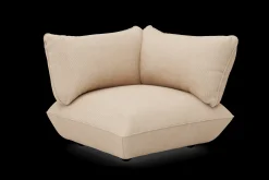 Sumo Corner Seat Right Cord Corner Seat, beige, 108x108x90 cm