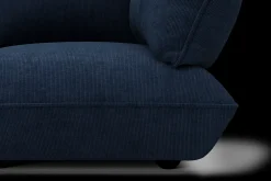 Sumo Corner Seat Right Cord Corner Seat, bleu, 108x108x90 cm