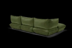 Sumo Corner Sofa Velvet Canapé modulaire d’intérieur, 301x108x90 cm