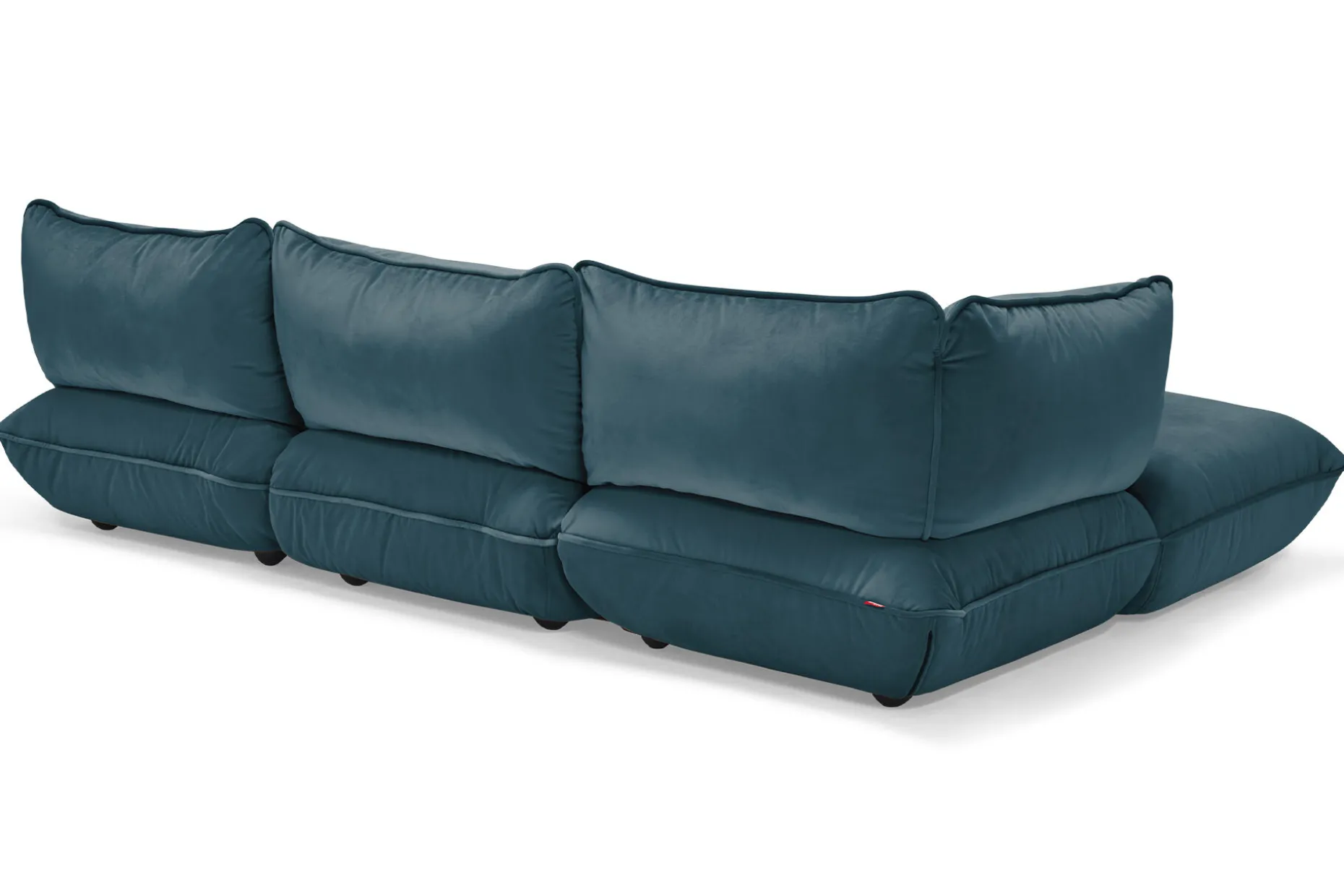 Sumo Corner Sofa Velvet Canapé modulaire d’intérieur, 301x108x90 cm