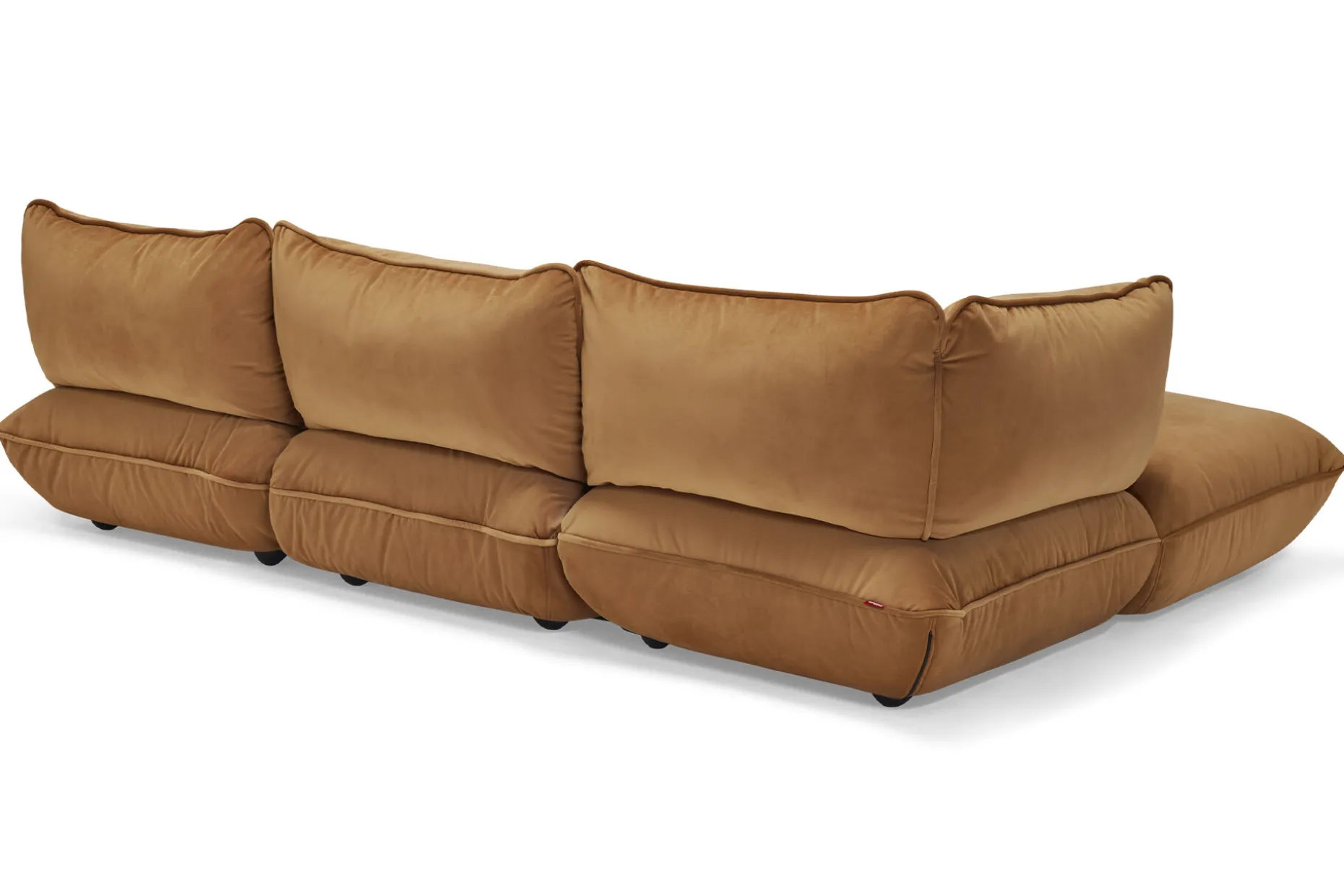 Sumo Corner Sofa Velvet Canapé modulaire d’intérieur, 301x108x90 cm