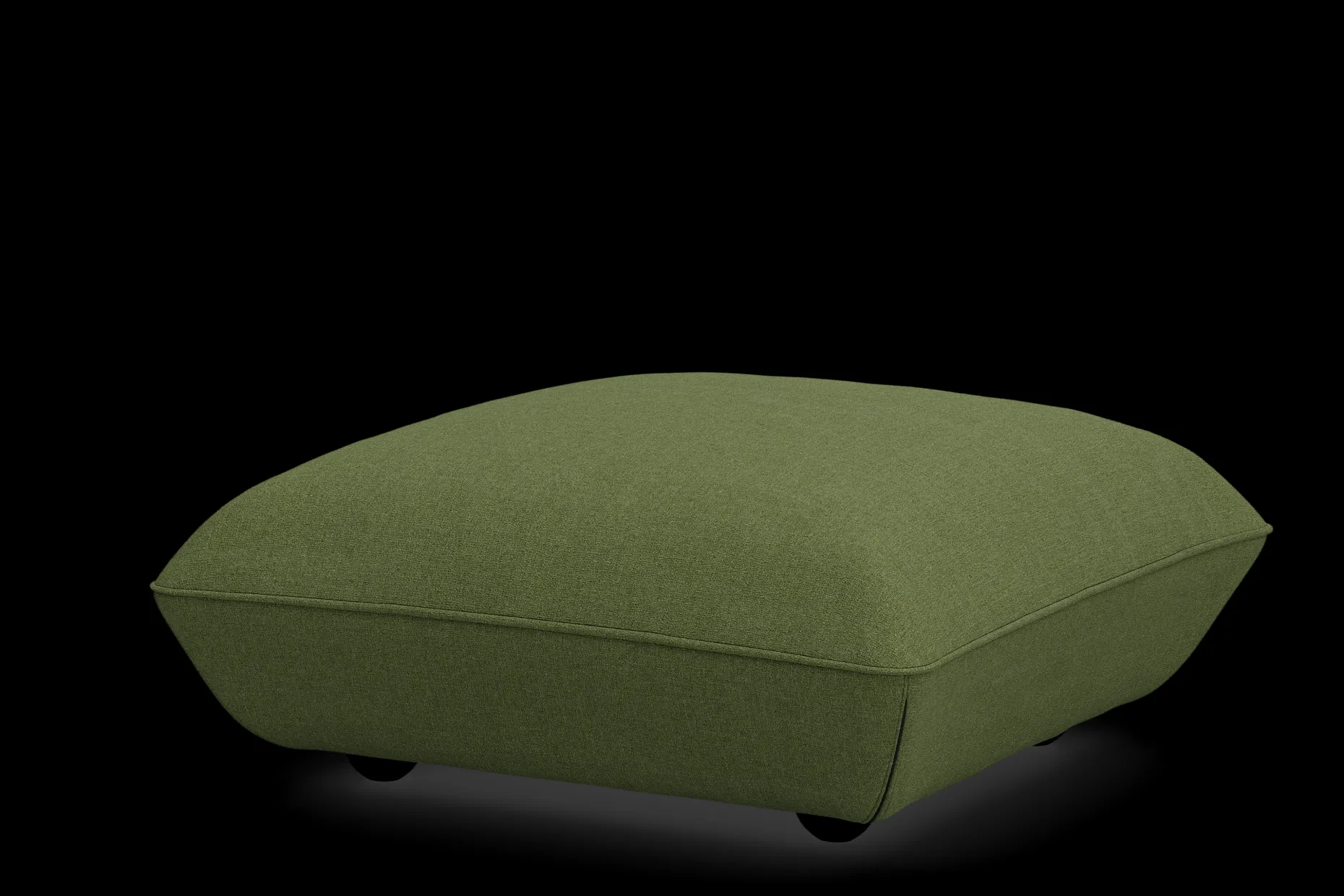 Sumo Hocker Boucle Hocker, vert, 108x108x44 cm