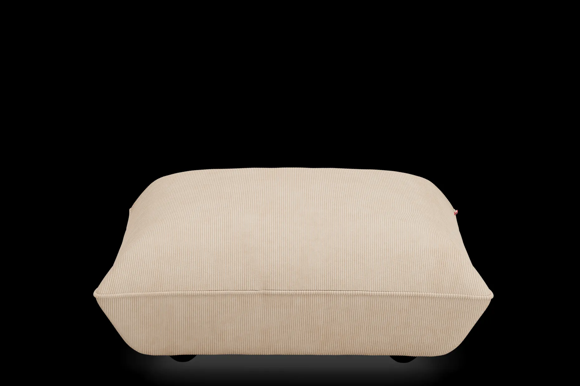 Sumo Hocker Cord Hocker, beige, 108x108x44 cm