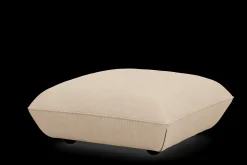 Sumo Hocker Cord Hocker, beige, 108x108x44 cm