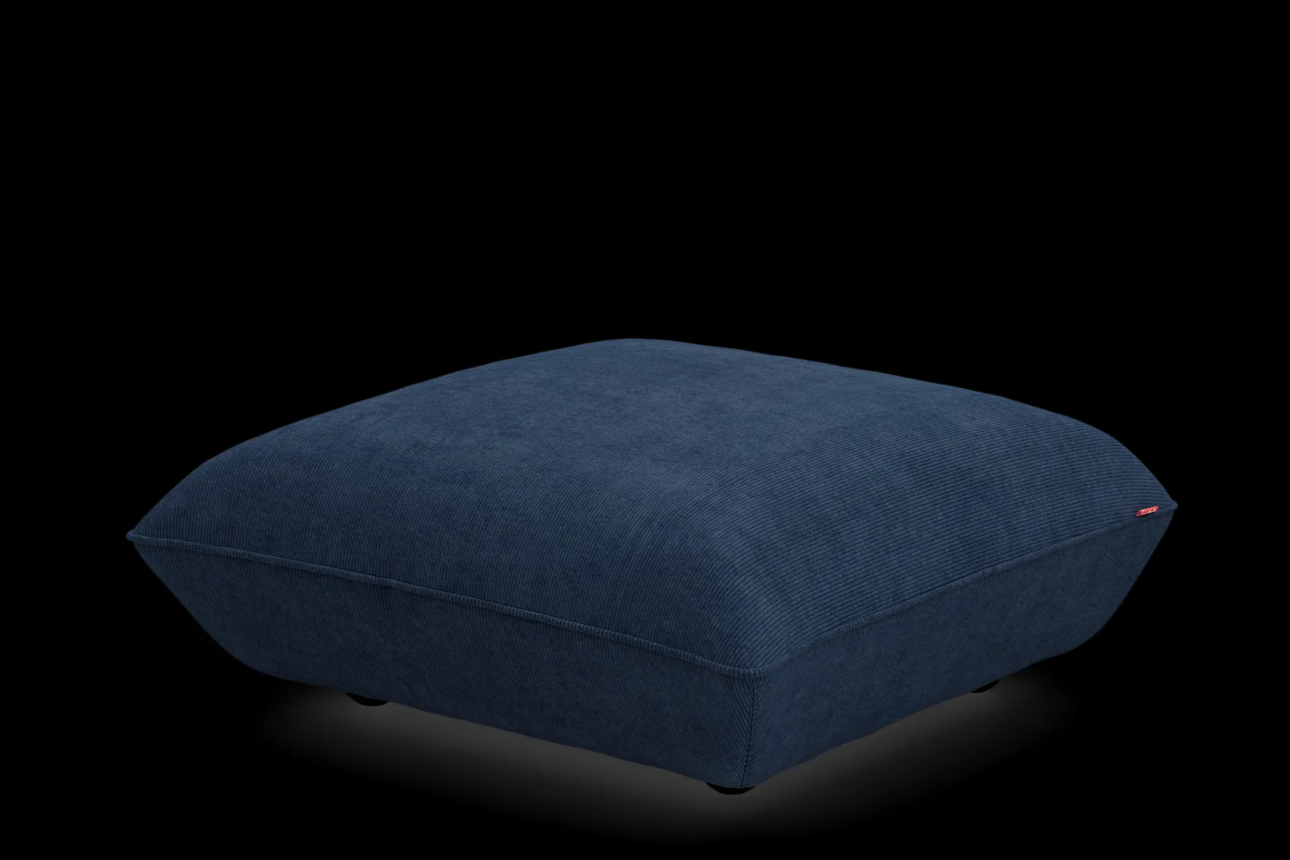 Sumo Hocker Cord Hocker, bleu, 108x108x44 cm