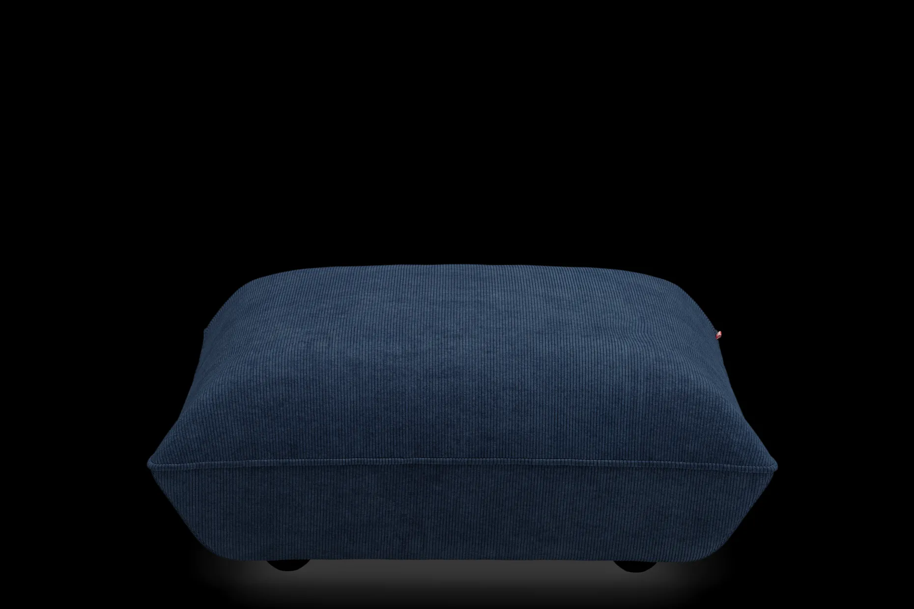 Sumo Hocker Cord Hocker, bleu, 108x108x44 cm