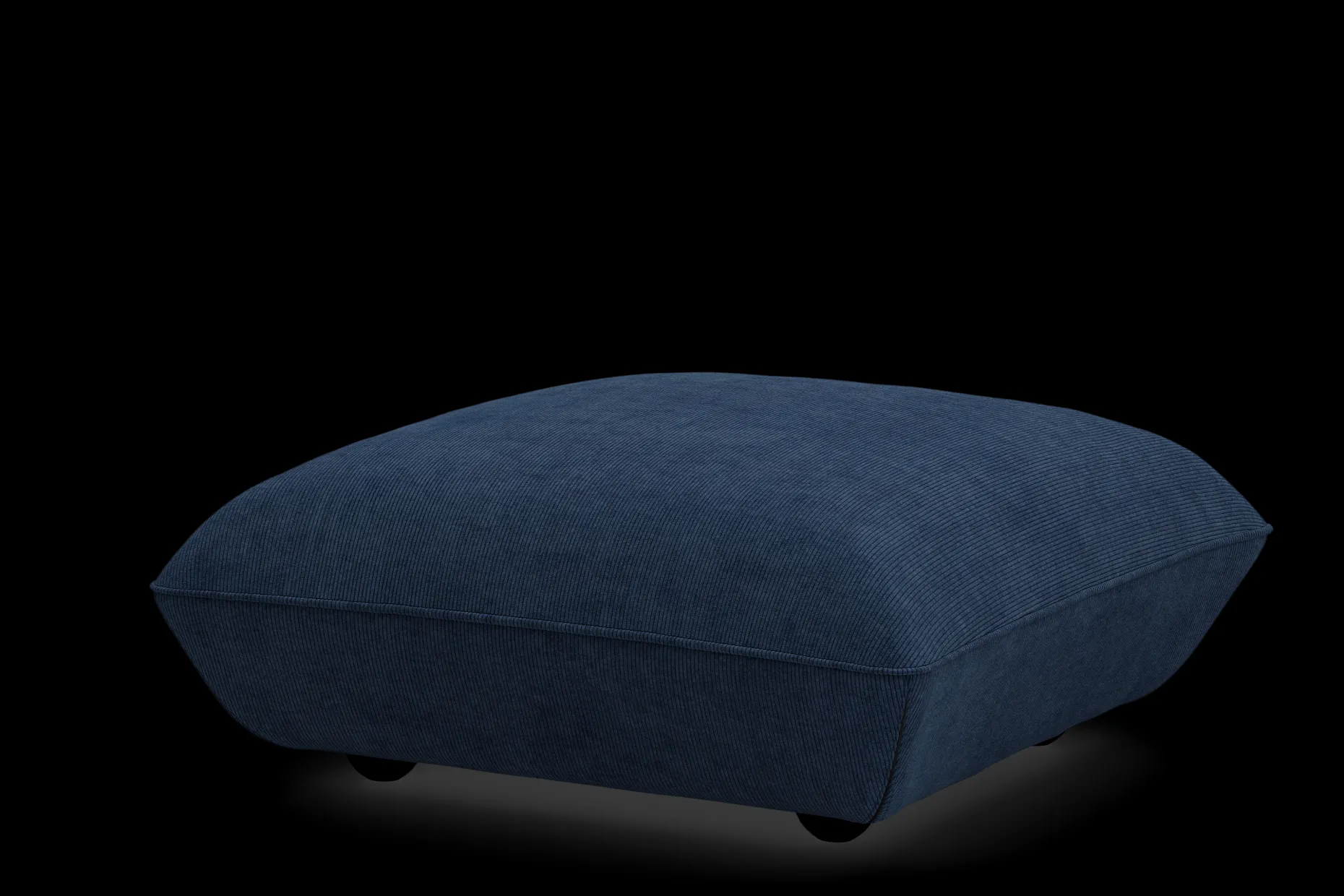 Sumo Hocker Cord Hocker, bleu, 108x108x44 cm