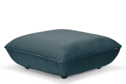 Sumo Hocker Velvet Hocker, bleu, 108x108x44 cm