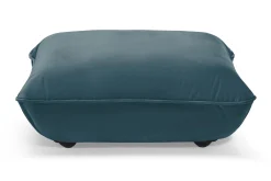 Sumo Hocker Velvet Hocker, bleu, 108x108x44 cm