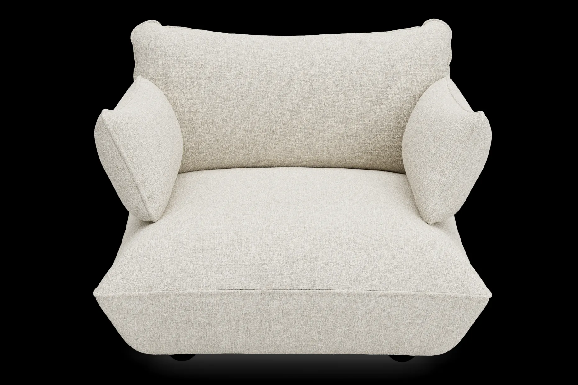 Sumo Loveseat Boucle Beige Loveseat, 114x108x90 cm