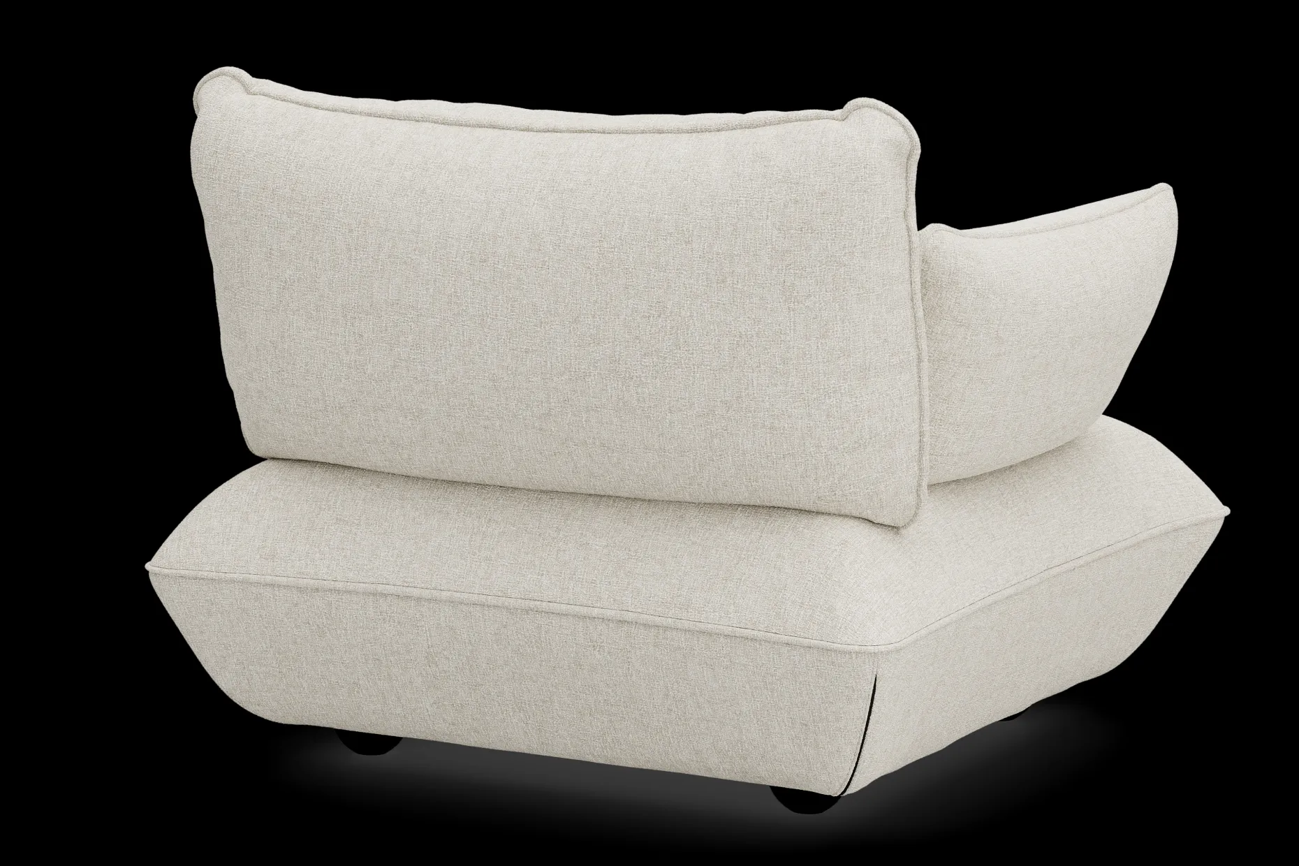 Sumo Loveseat Boucle Beige Loveseat, 114x108x90 cm