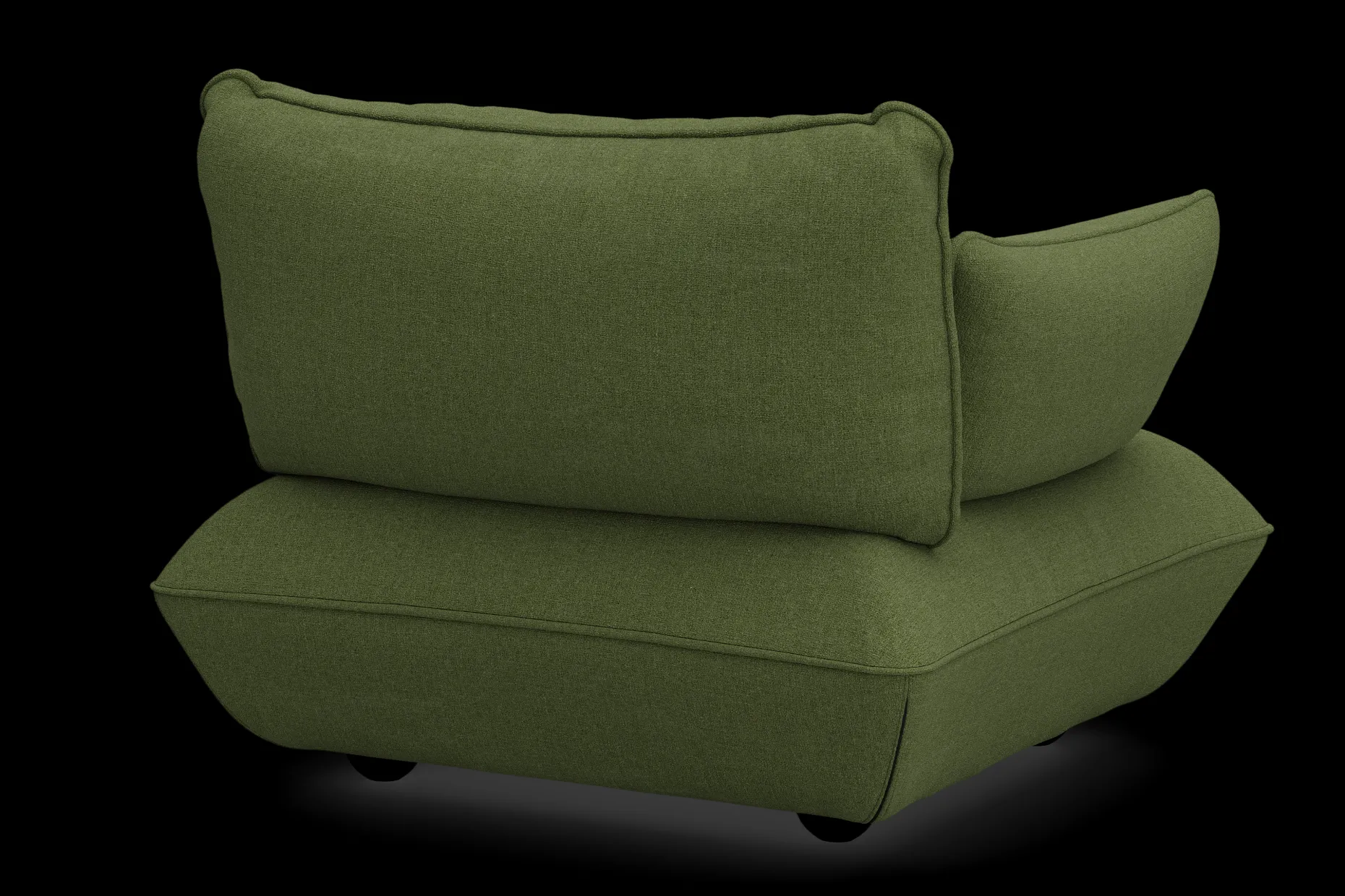 Sumo Loveseat Boucle Leaf Green Loveseat, 114x108x90 cm