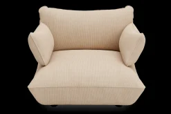 Sumo Loveseat Cord Beige Loveseat, 114x108x90 cm