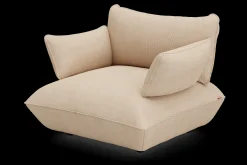 Sumo Loveseat Cord Beige Loveseat, 114x108x90 cm