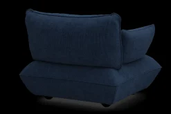 Sumo Loveseat Cord Deep Blue Loveseat, 114x108x90 cm