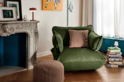 Sumo Loveseat Velvet Deep Green Loveseat, 114x108x90 cm