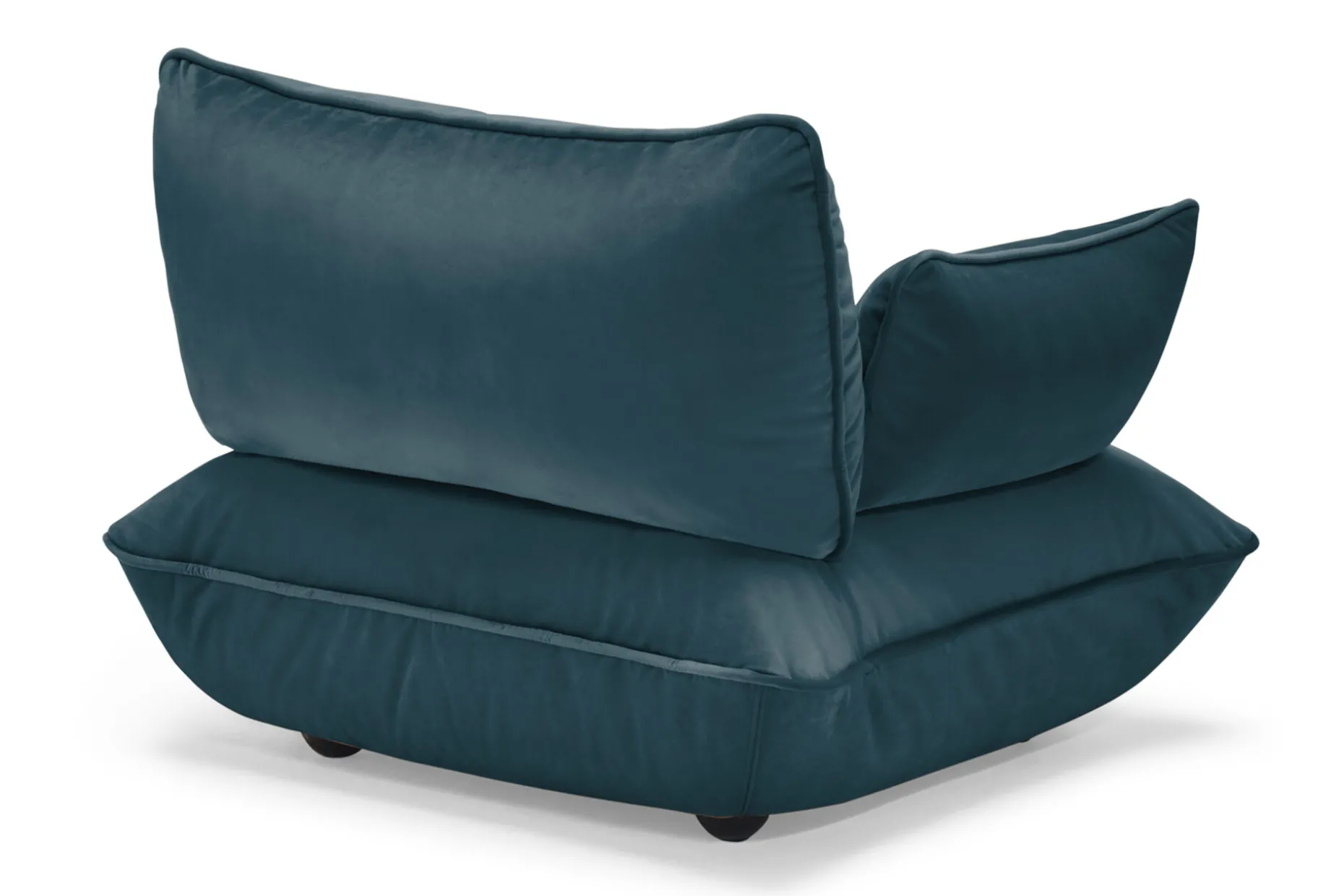 Sumo Loveseat Velvet Petrol Loveseat, 114x108x90 cm
