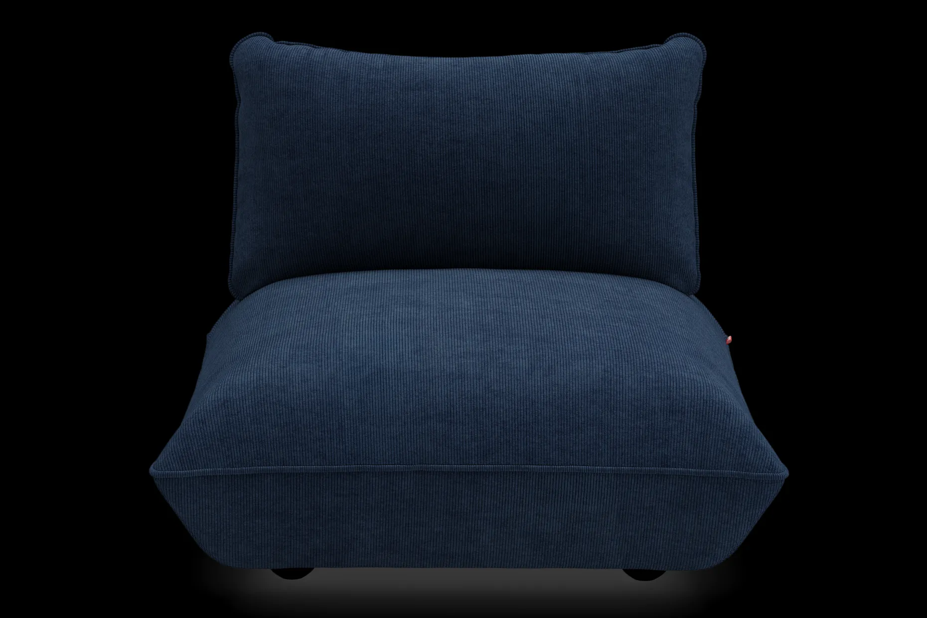 Sumo Seat Cord Seat, bleu, 108x108x90 cm